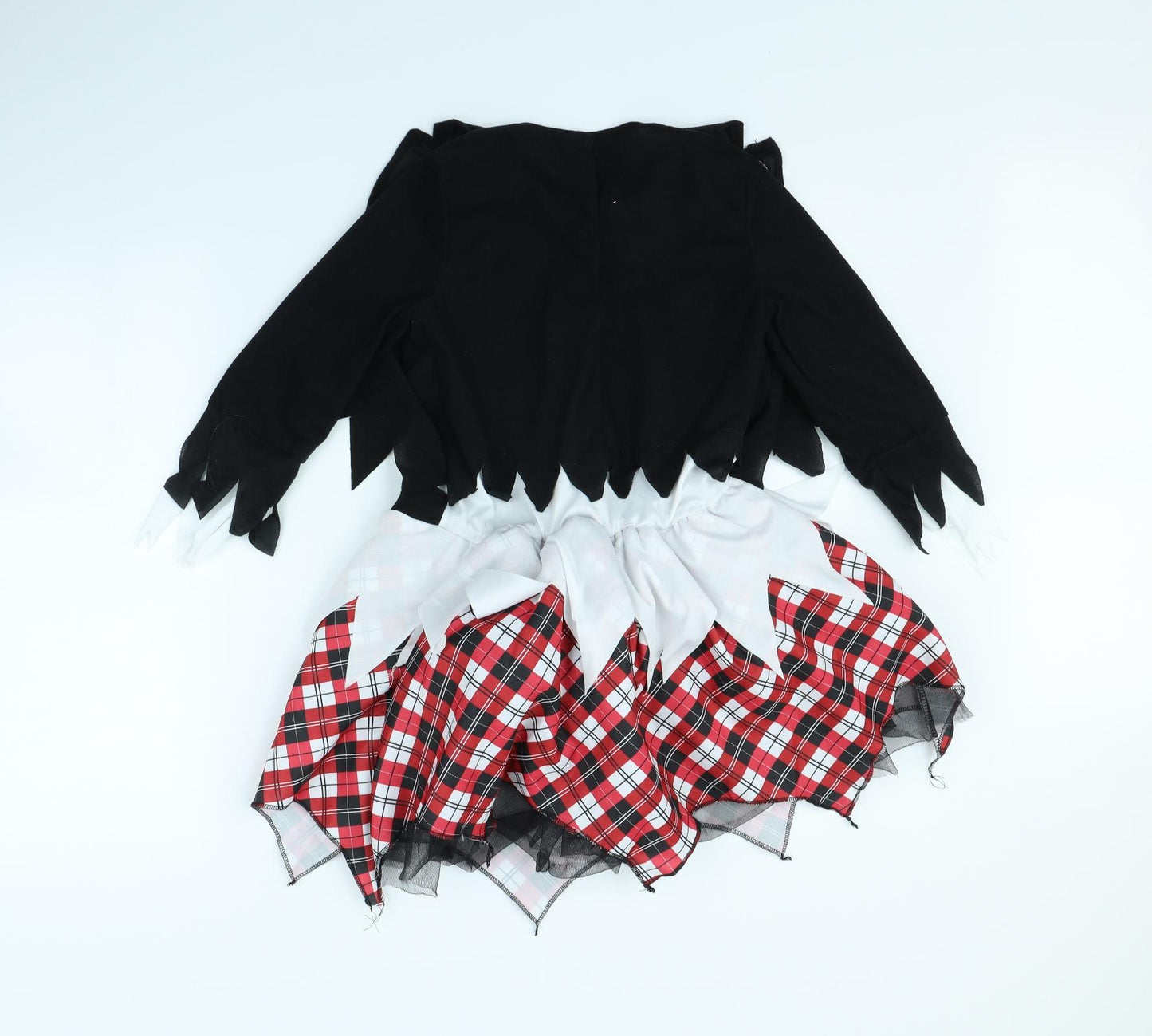 hallow scream Girls Black   Fit & Flare  Size 11-12 Years  - school girl halloween