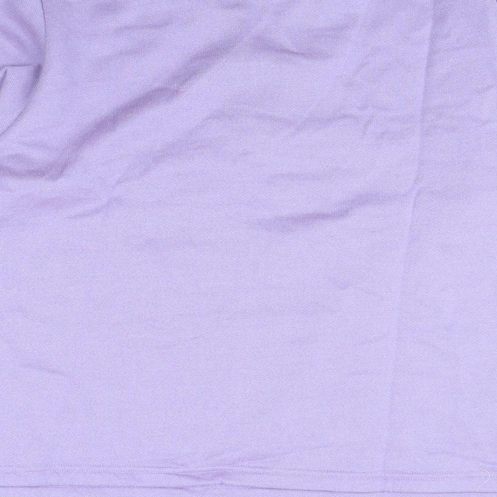 Afibel Womens Purple   Henley Jumper Size 14