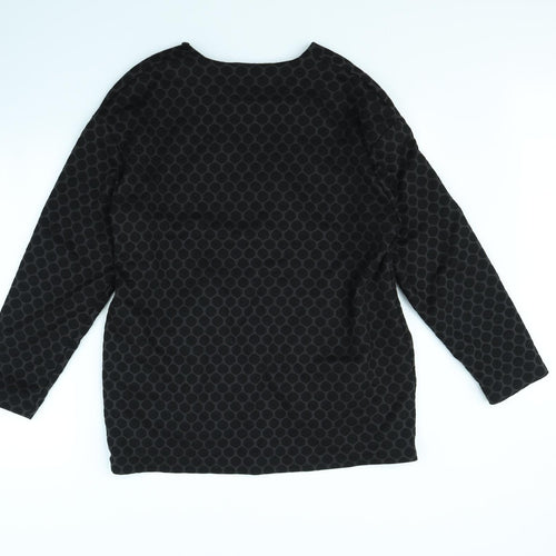 H&M Womens Black Polka Dot  Jacket  Size M