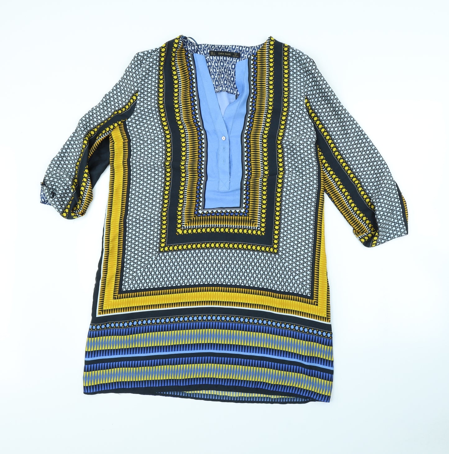 Zara Womens Multicoloured Striped  Kaftan  Size L