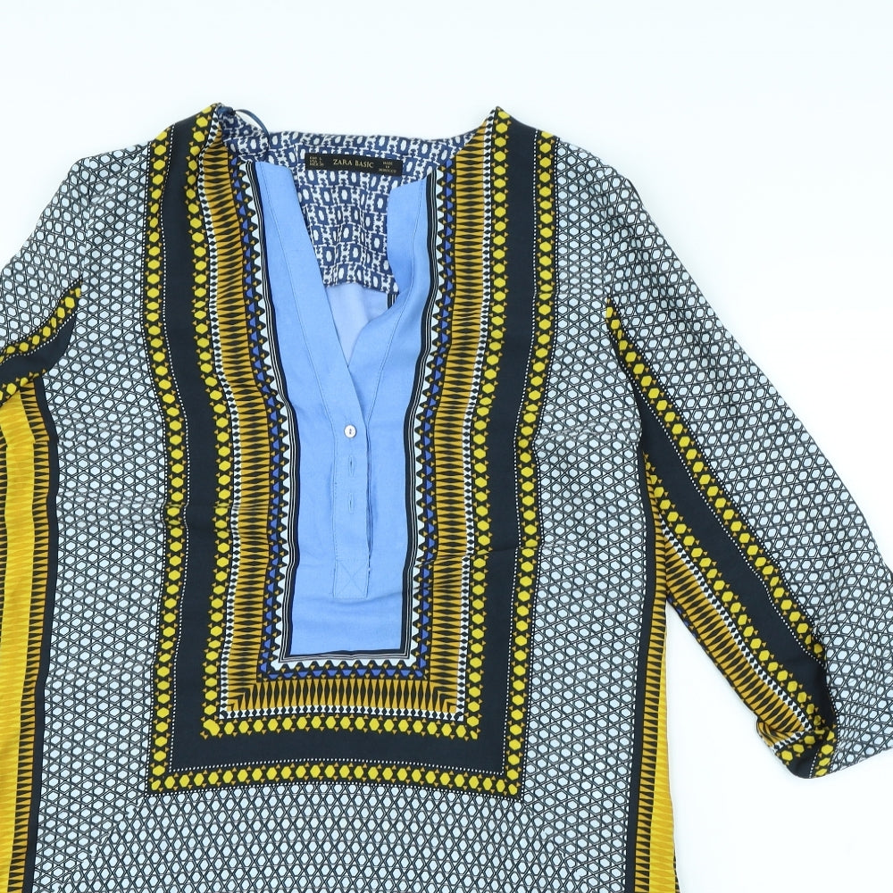 Zara Womens Multicoloured Striped  Kaftan  Size L