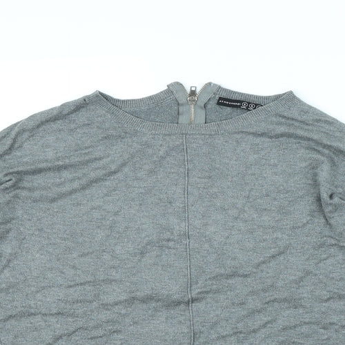 Atmosphere Womens Grey  Rayon Pullover Jumper Size S