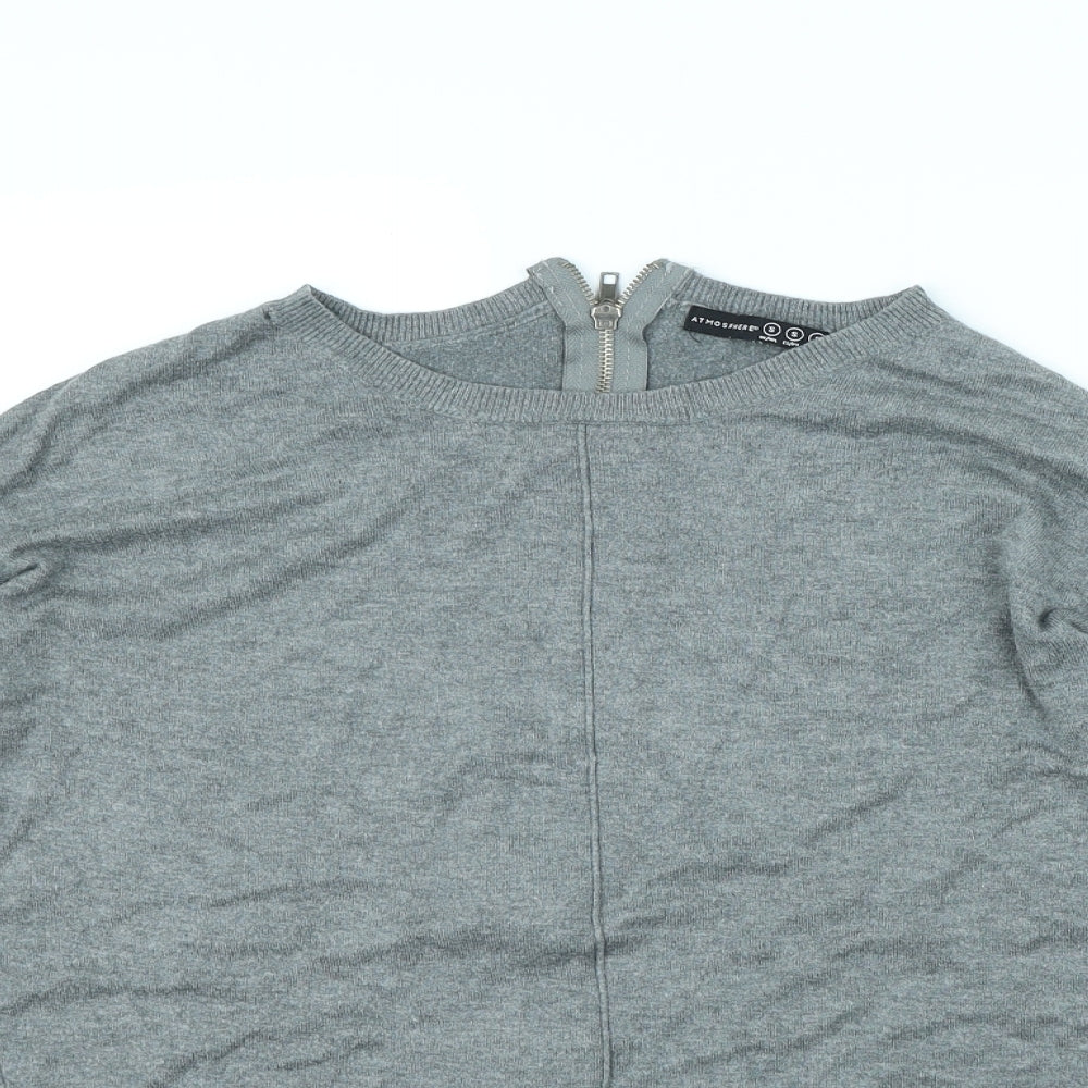 Atmosphere Womens Grey  Rayon Pullover Jumper Size S
