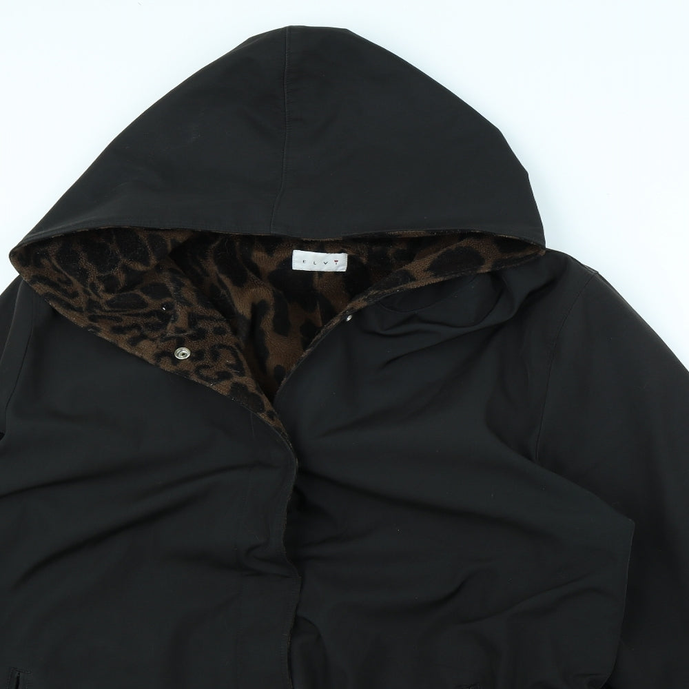 ELVI Womens Black   Jacket Coat Size S