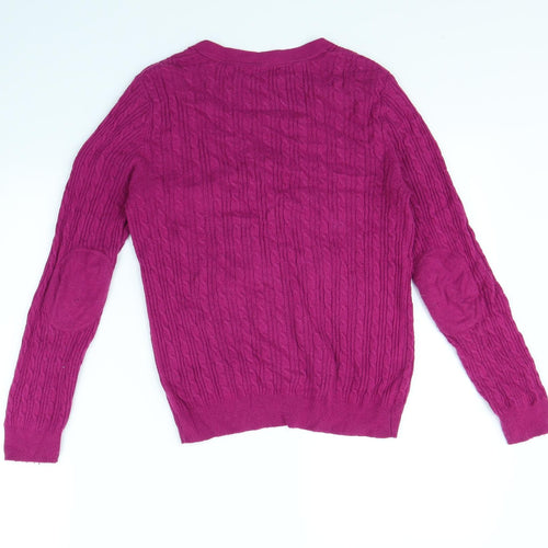 Country Casuals Womens Purple   Cardigan Jumper Size S