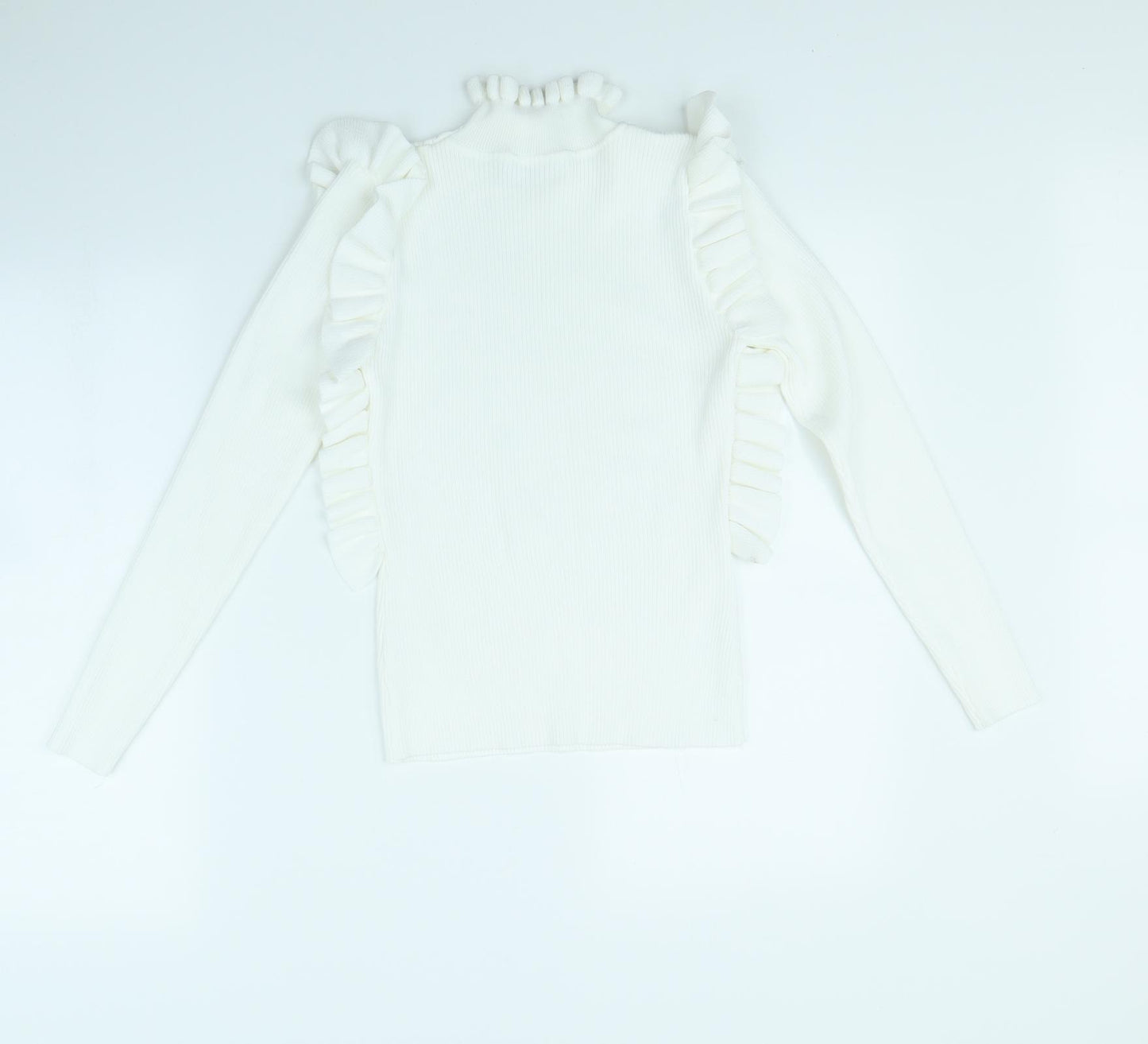 FLM Womens White   Pullover Jumper Size S