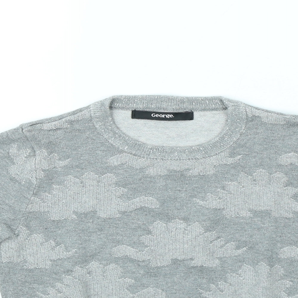 George Boys Grey   Pullover Jumper Size 2 Years