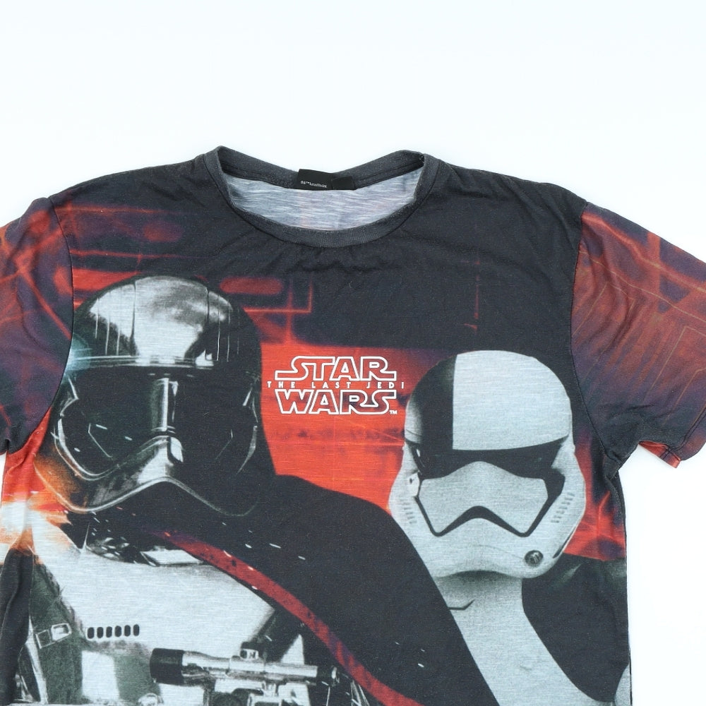 Star Wars Mens Black    T-Shirt Size L  - Star wars