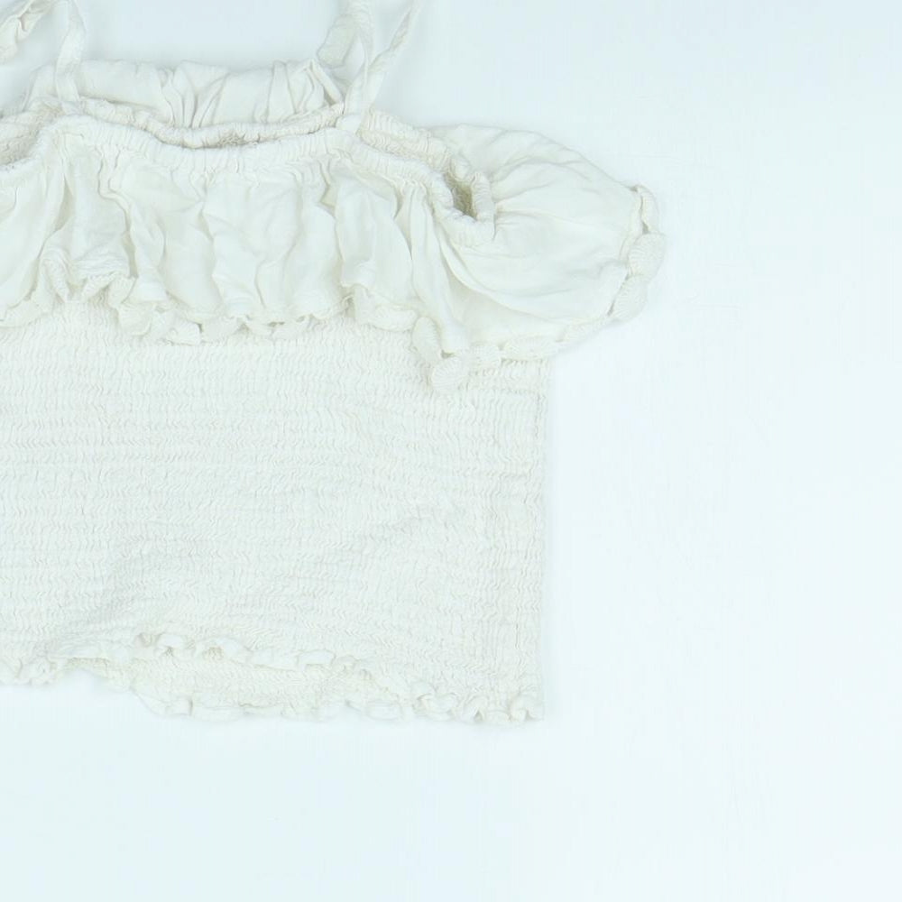 By Very Girls White   Basic T-Shirt Size 10 Years