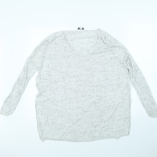 Pep & co Womens Grey   Pullover Jumper Size 14