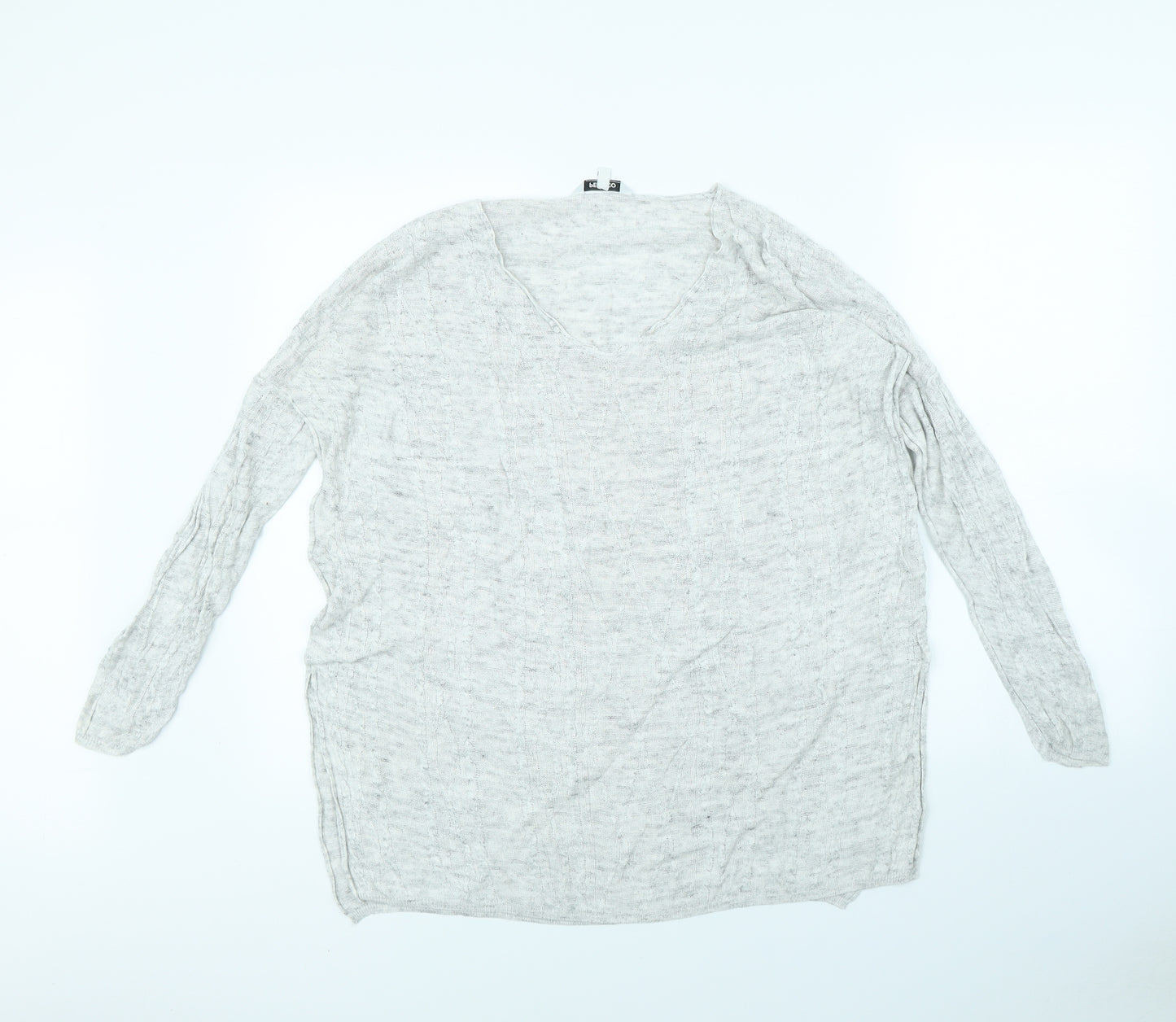 Pep & co Womens Grey   Pullover Jumper Size 14