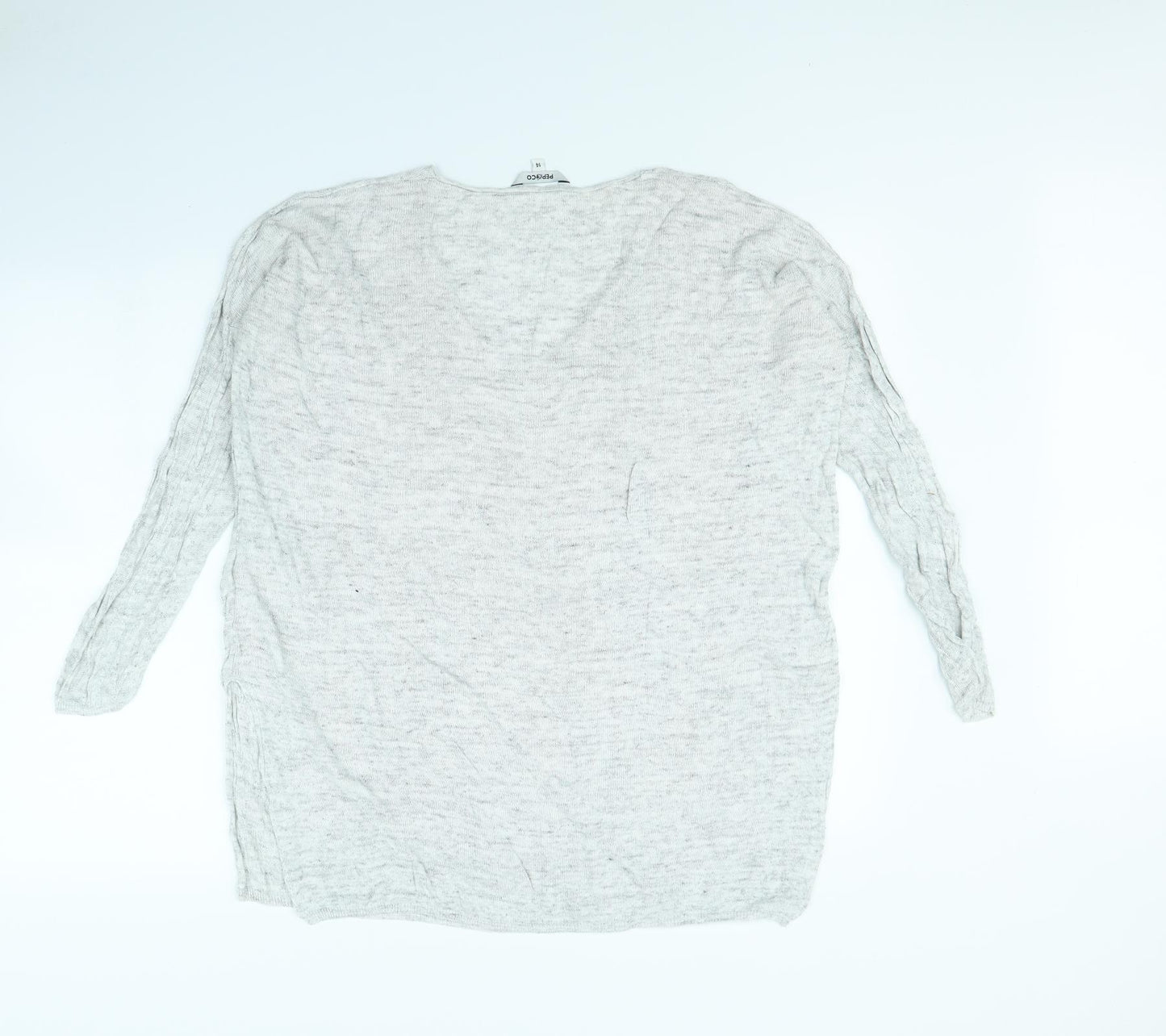 Pep & co Womens Grey   Pullover Jumper Size 14