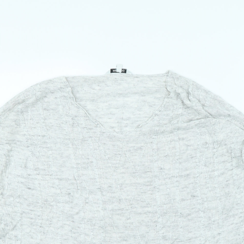Pep & co Womens Grey   Pullover Jumper Size 14
