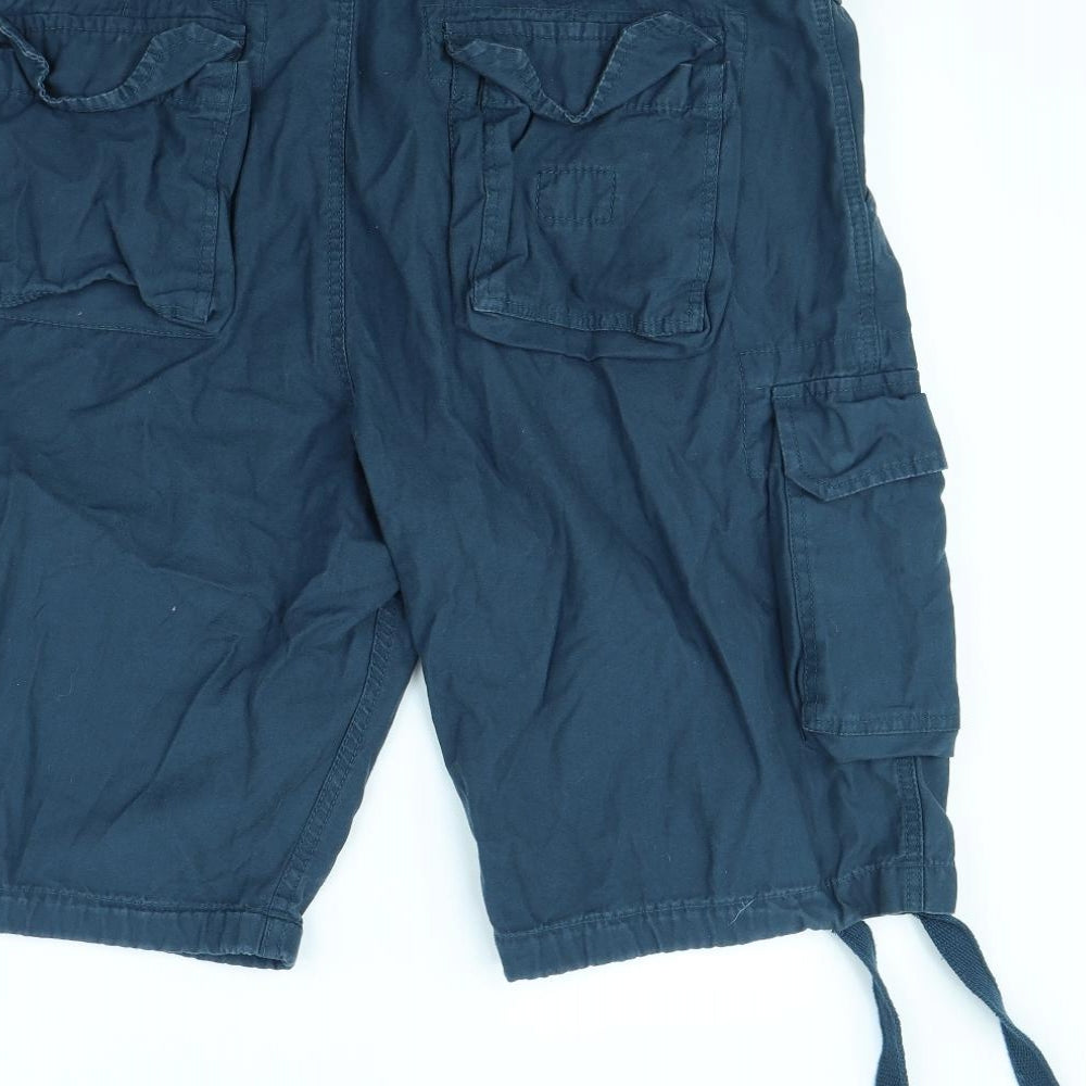 Surplus Mens Blue   Cargo Shorts Size XL