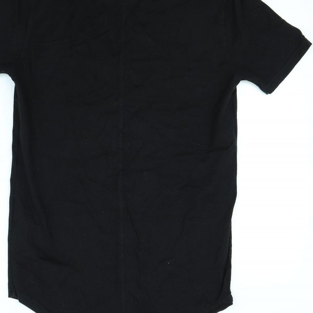 ROSE  Womens Black   T-Shirt Dress  Size M