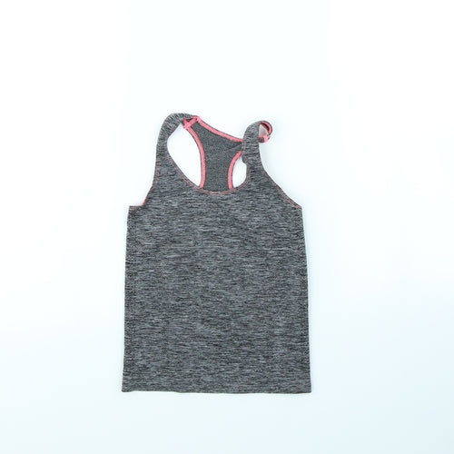 Primark Girls Grey   Cropped Tank Size 7 Years