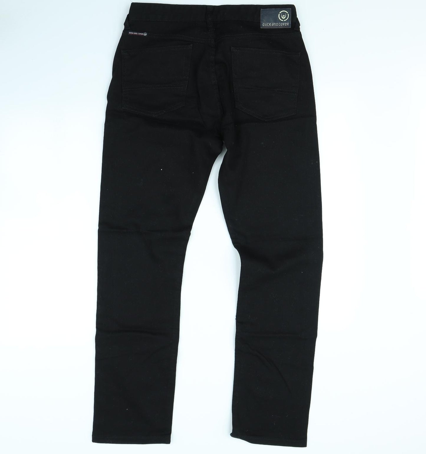 Duck & Cover Mens Black   Straight Jeans Size 32 in L32 in