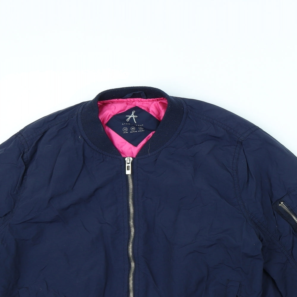 Atmosphere Womens Blue   Rain Coat Coat Size 12