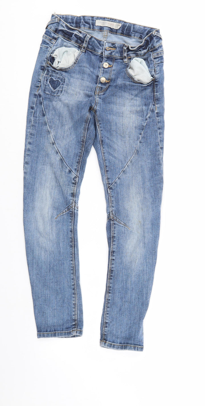 Detriot Womens Blue  Denim Straight Jeans Size 26 in L25 in