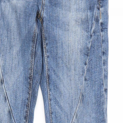 Detriot Womens Blue  Denim Straight Jeans Size 26 in L25 in