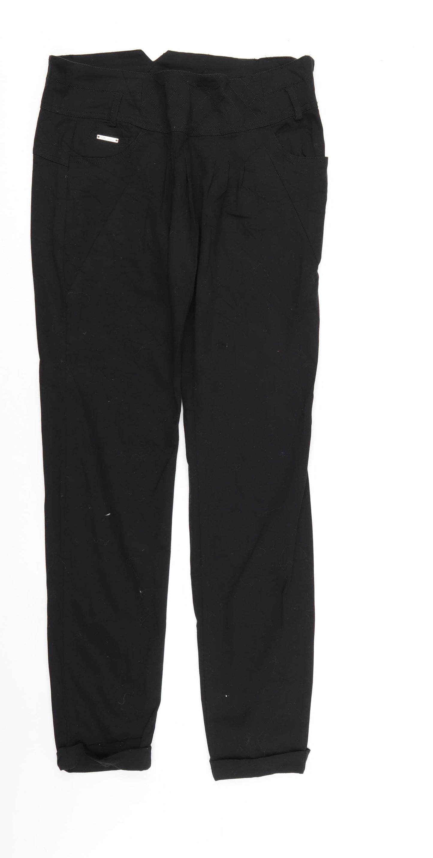 Vi Miss Womens Black   Trousers  Size L L31 in