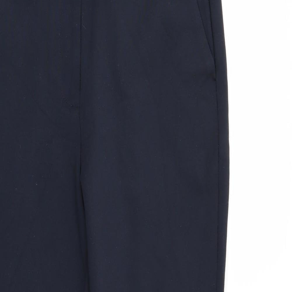 M&S Womens Blue   Trousers  Size 12 L26 in