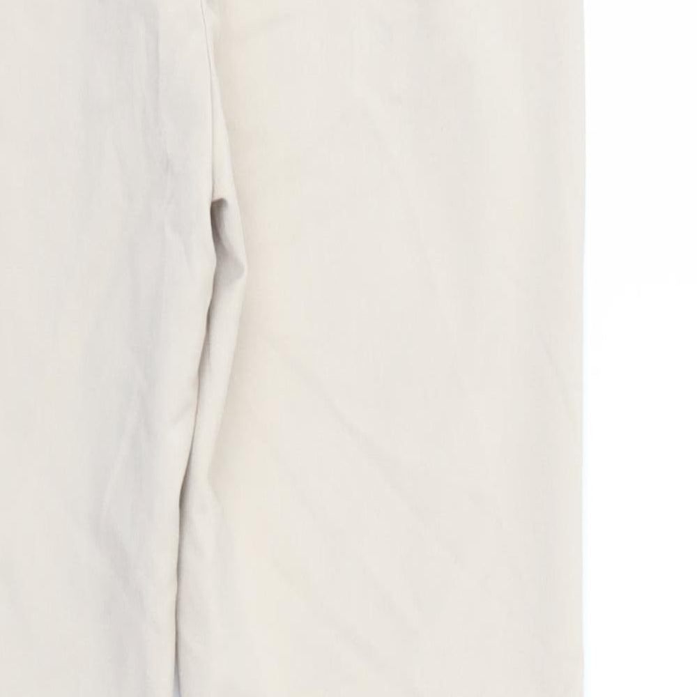 Monsoon Womens Ivory   Trousers  Size 30 in L26 in