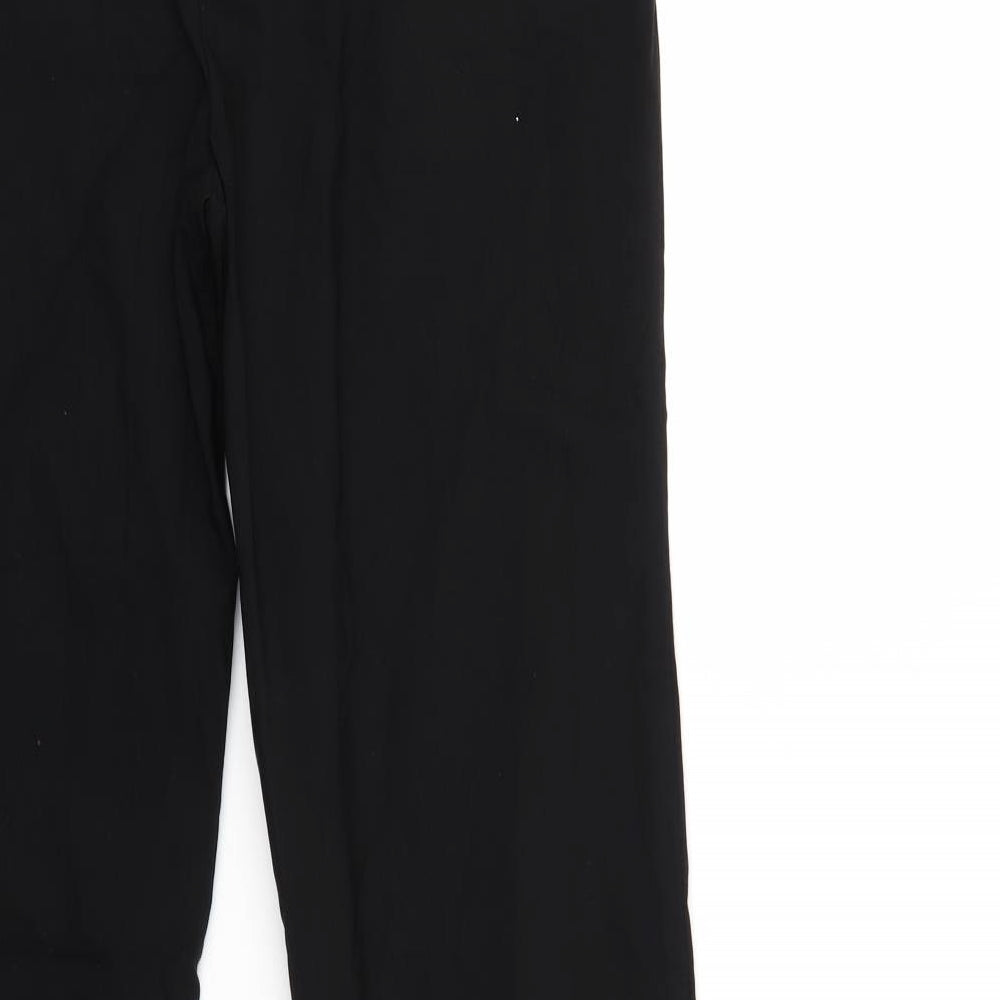 Papaya Womens Black   Trousers  Size 14 L30 in