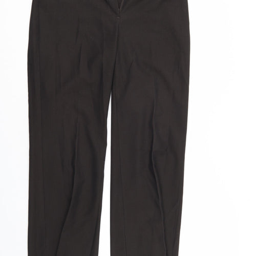 NEXT Womens Brown Striped  Trousers  Size 34 in L30 in