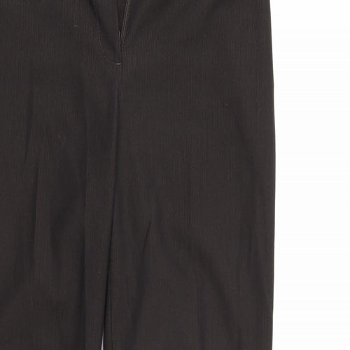NEXT Womens Brown Striped  Trousers  Size 34 in L30 in