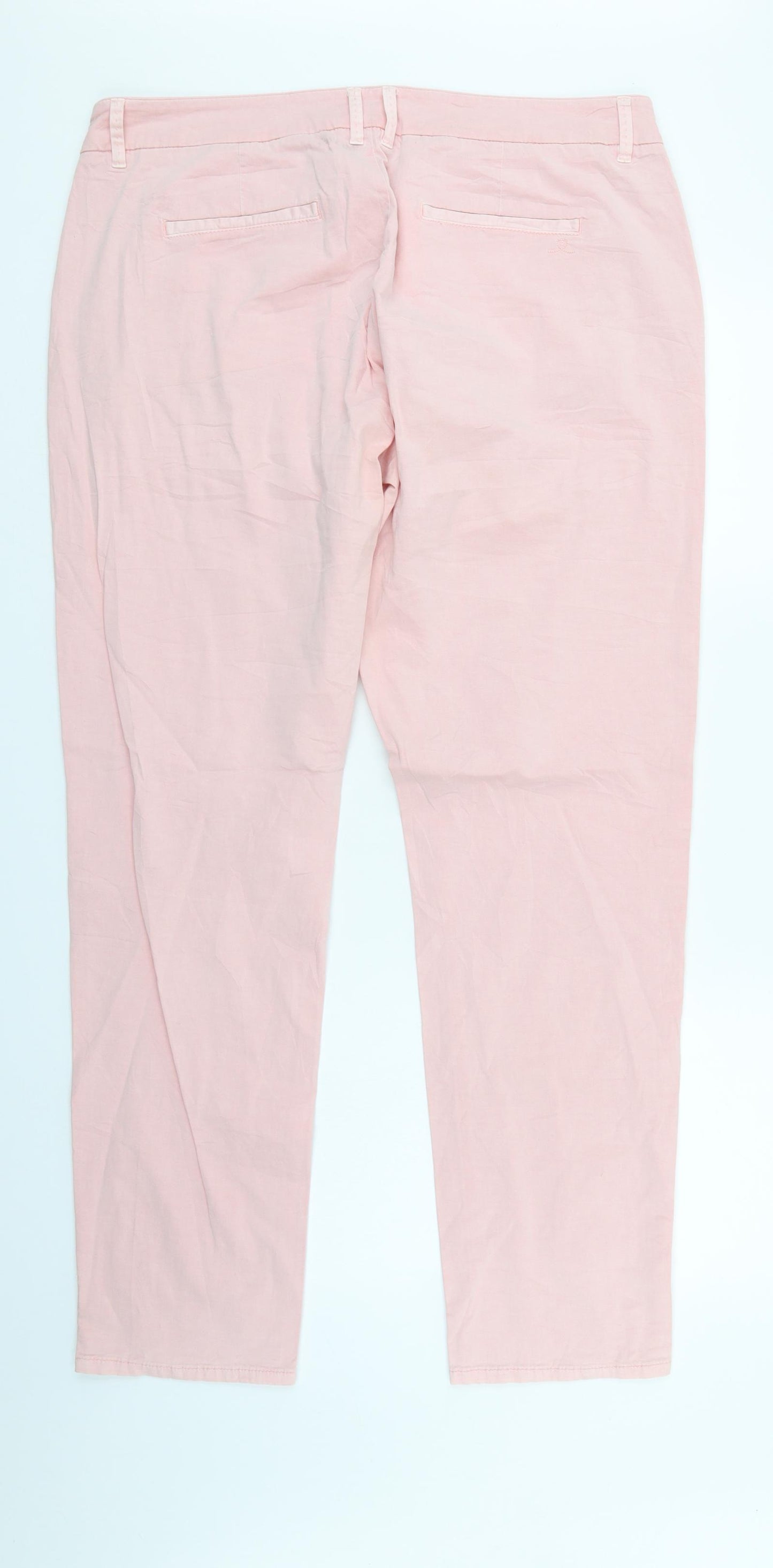 S. Oliver Womens Pink   Chino Trousers Size 16 L32 in