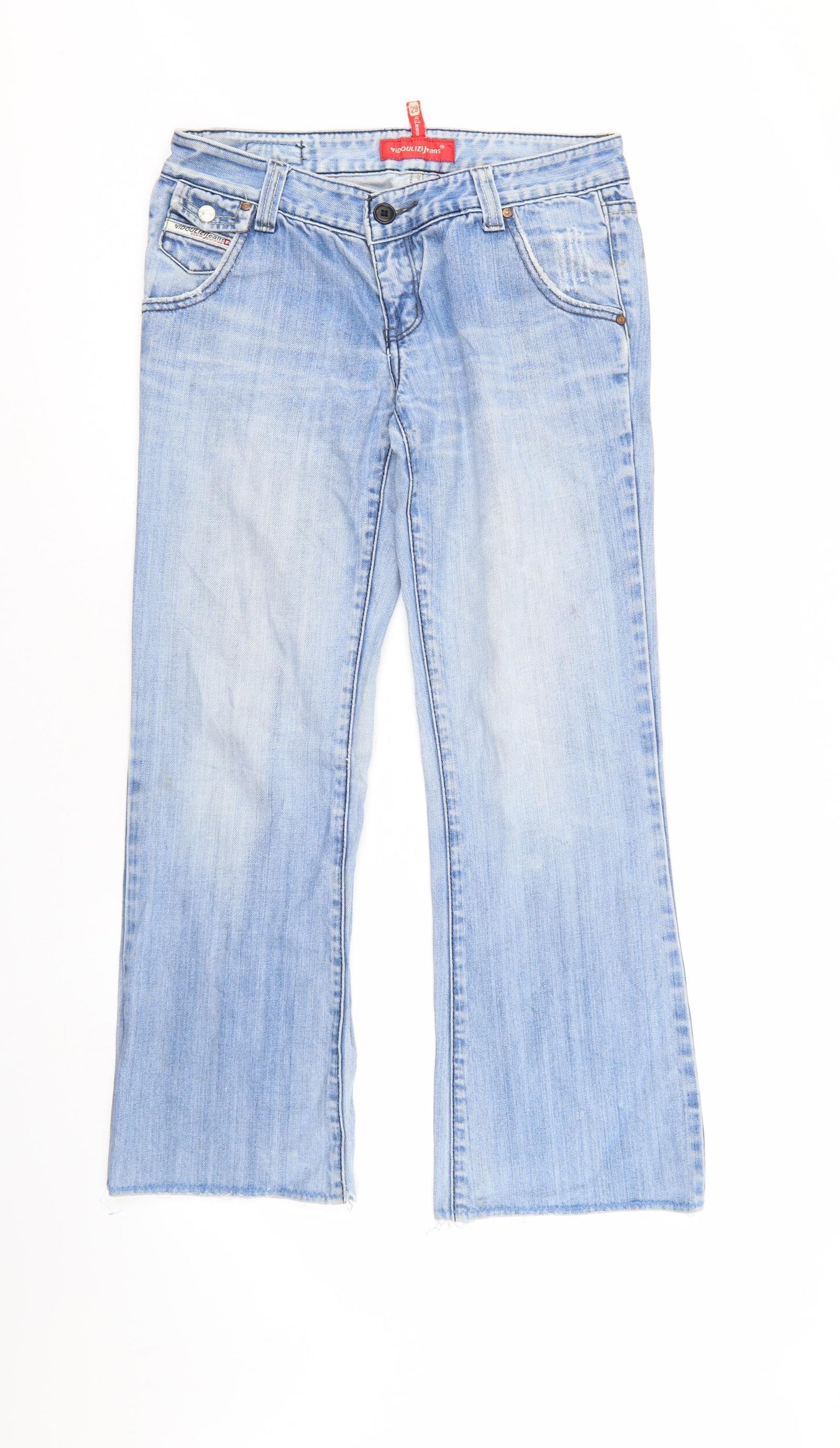 vidoulizi Womens Blue  Denim Bootcut Jeans Size 29 in L28 in