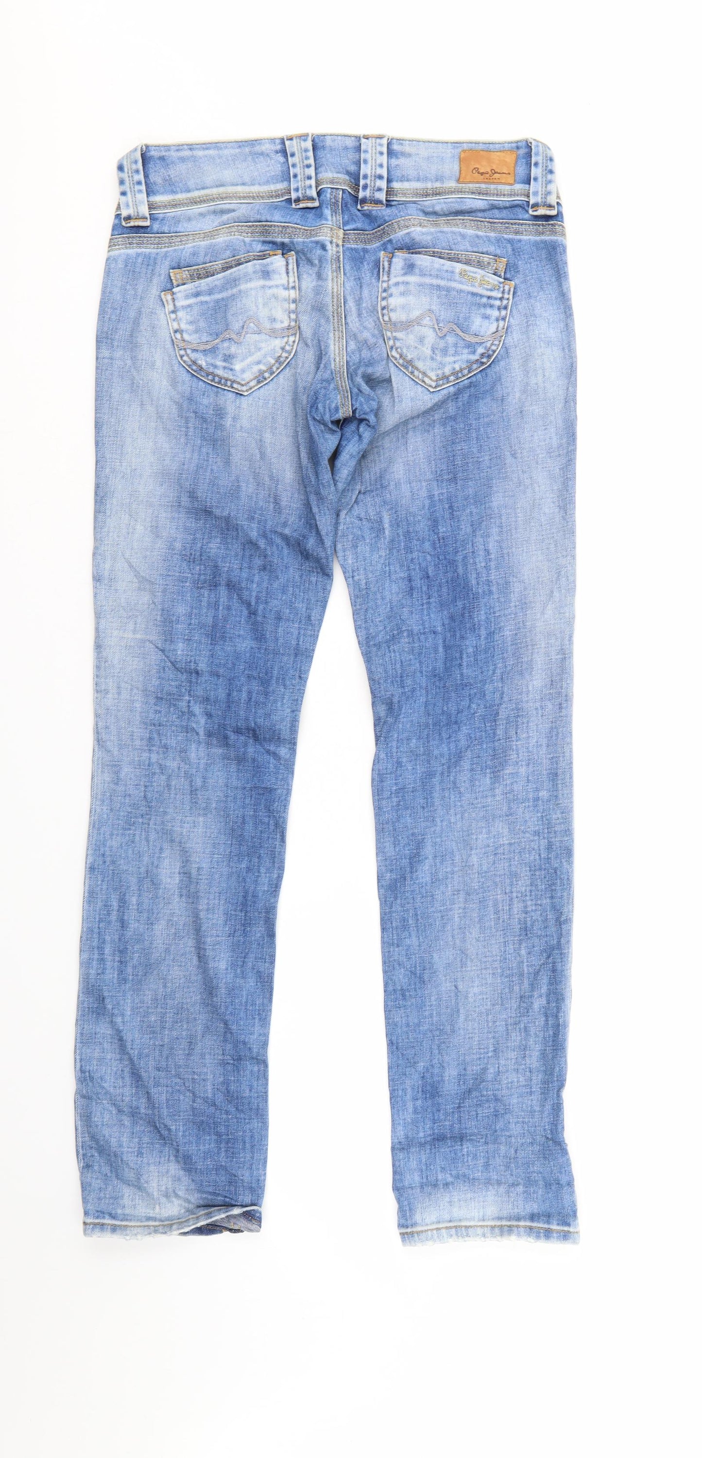 pepe Mens Blue  Denim Straight Jeans Size 29 L32 in