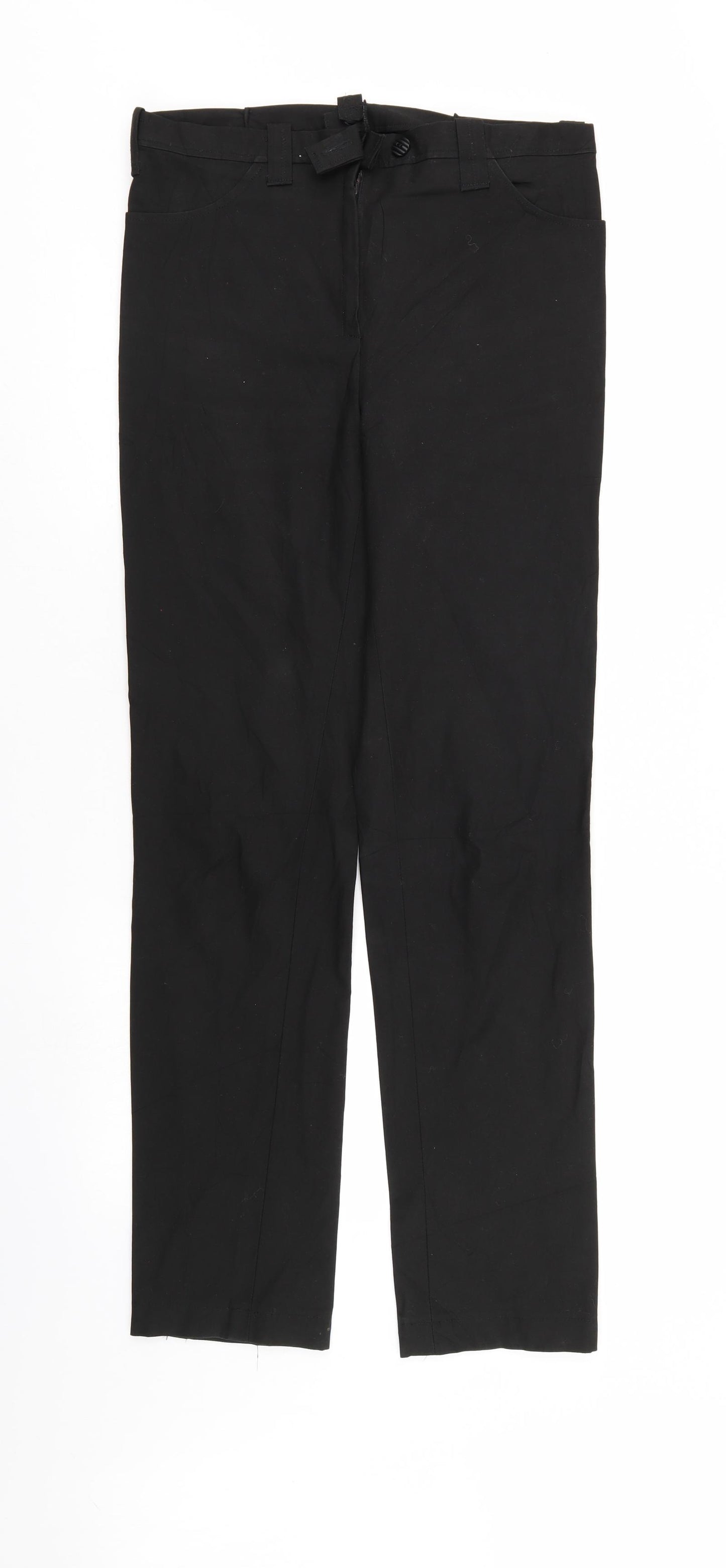 Preworn Womens Black   Trousers  Size 30 in L30 in