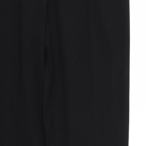 M&S Womens Black   Trousers  Size 10 L28 in