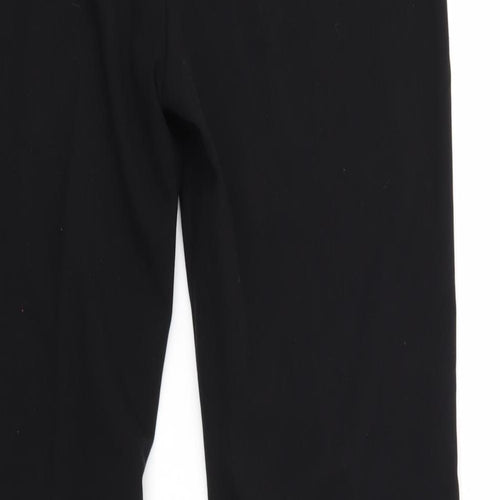 M&S Womens Black   Trousers  Size 10 L28 in