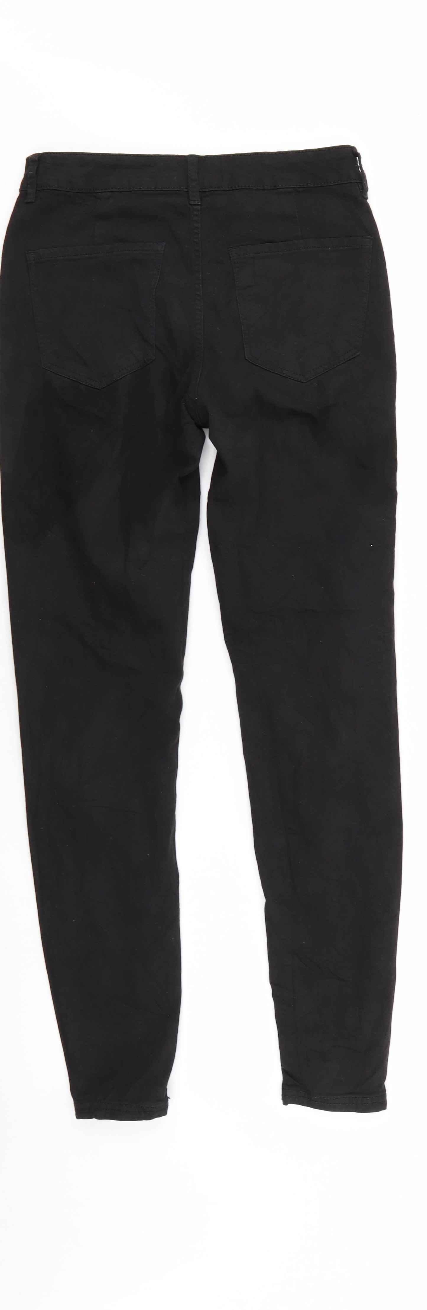Sinsay Womens Black  Denim Tapered Jeans Size M L28 in