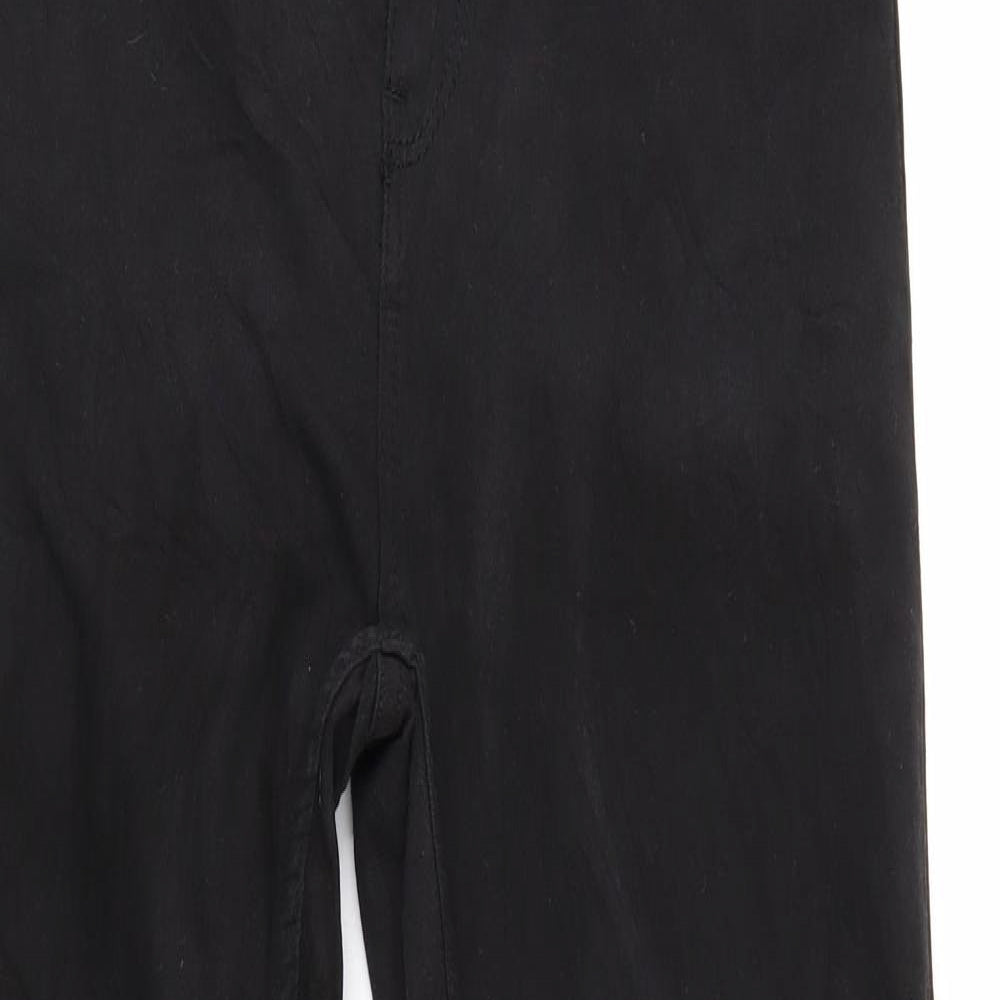 Sinsay Womens Black  Denim Tapered Jeans Size M L28 in