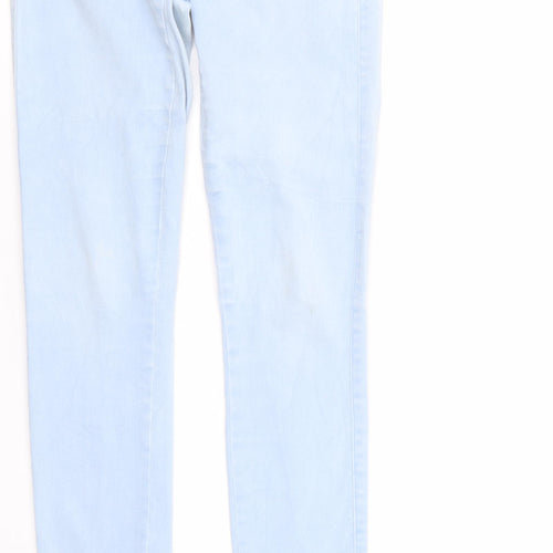 Only Womens Blue  Denim Tapered Jeans Size 6 L30 in - Elastic Waist