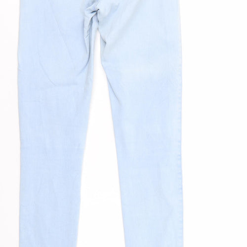 Only Womens Blue  Denim Tapered Jeans Size 6 L30 in - Elastic Waist