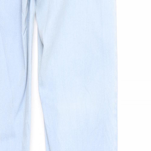 Only Womens Blue  Denim Tapered Jeans Size 6 L30 in - Elastic Waist