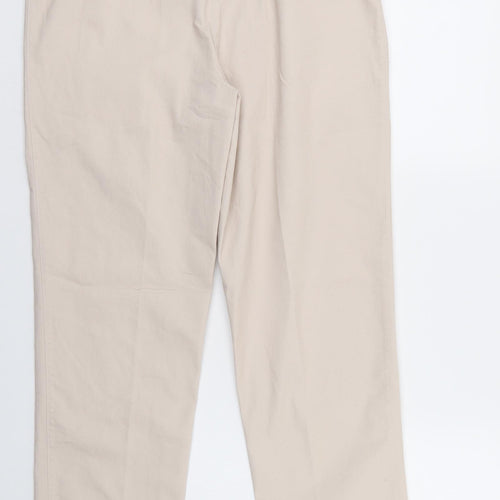New Fashion Womens Ivory   Trousers  Size 30 in L27 in