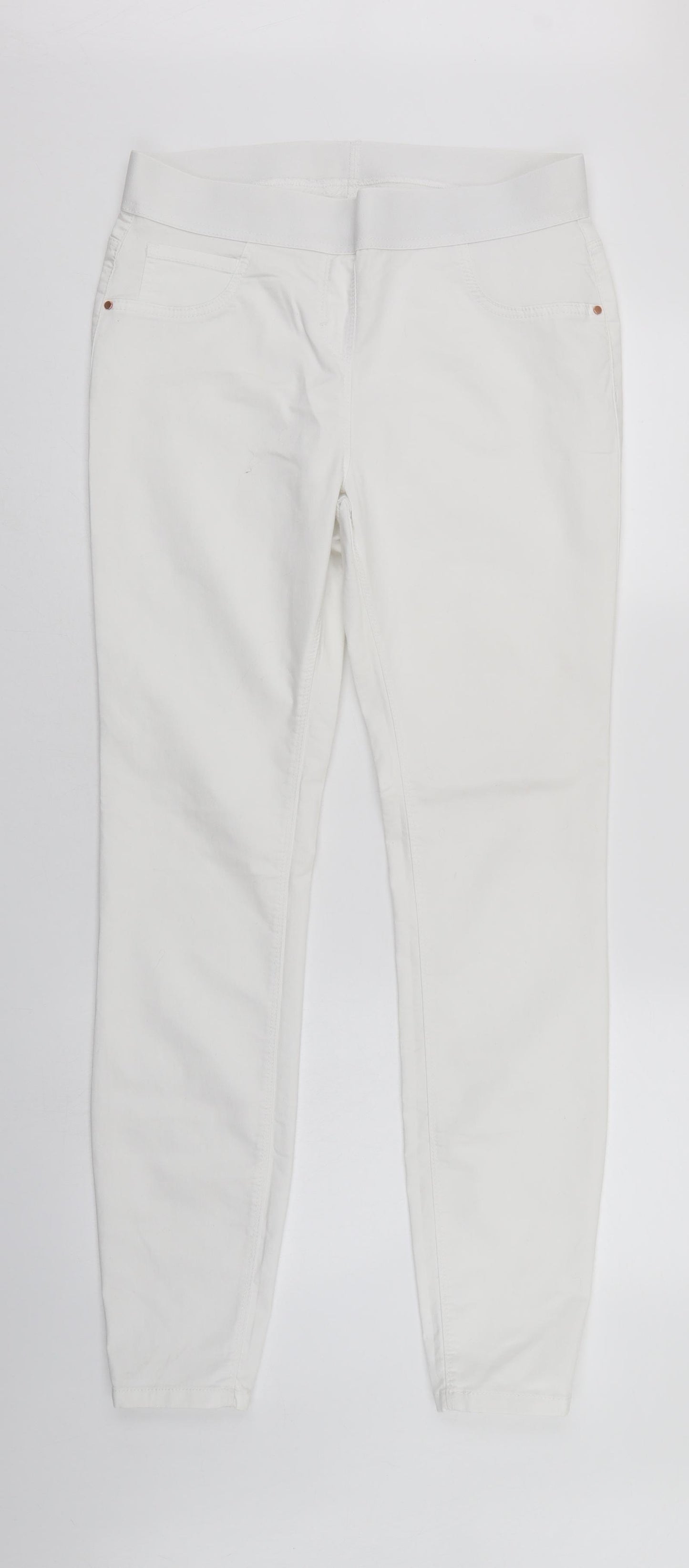 George Womens White   Jegging Jeans Size 14 L31 in