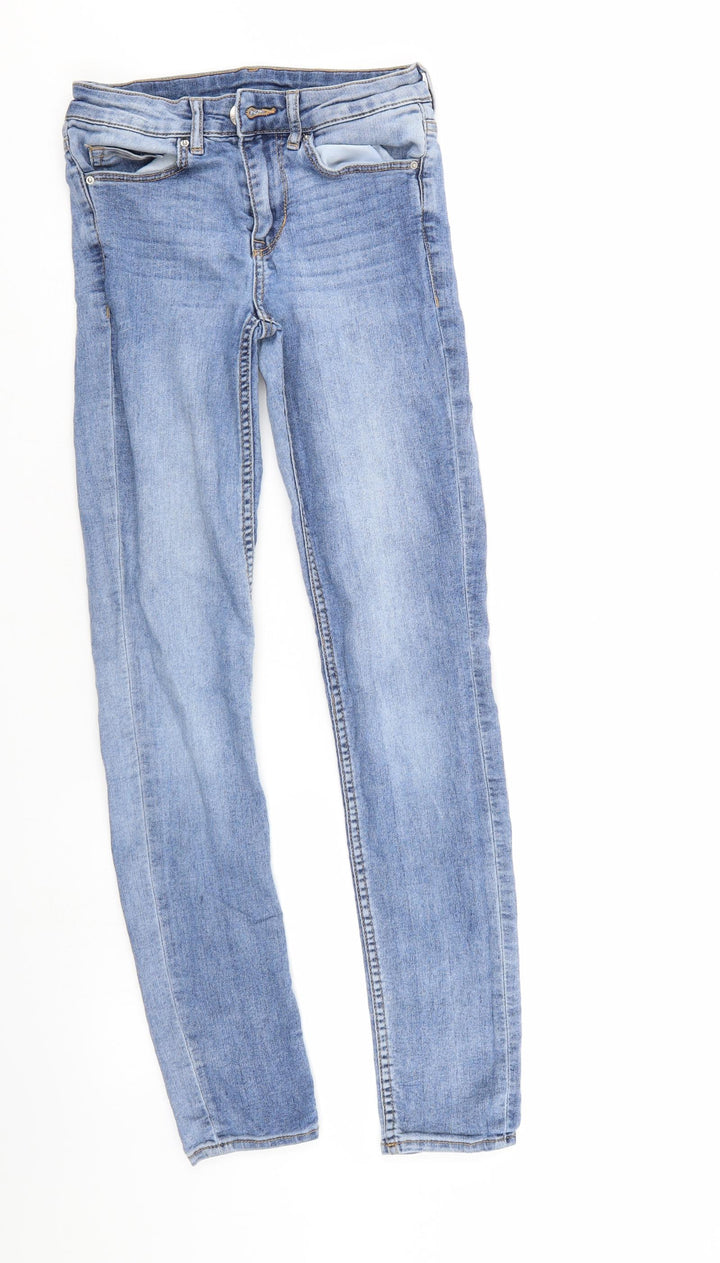 Divided Womens Blue  Denim Tapered Jeans Size 6 L28 in