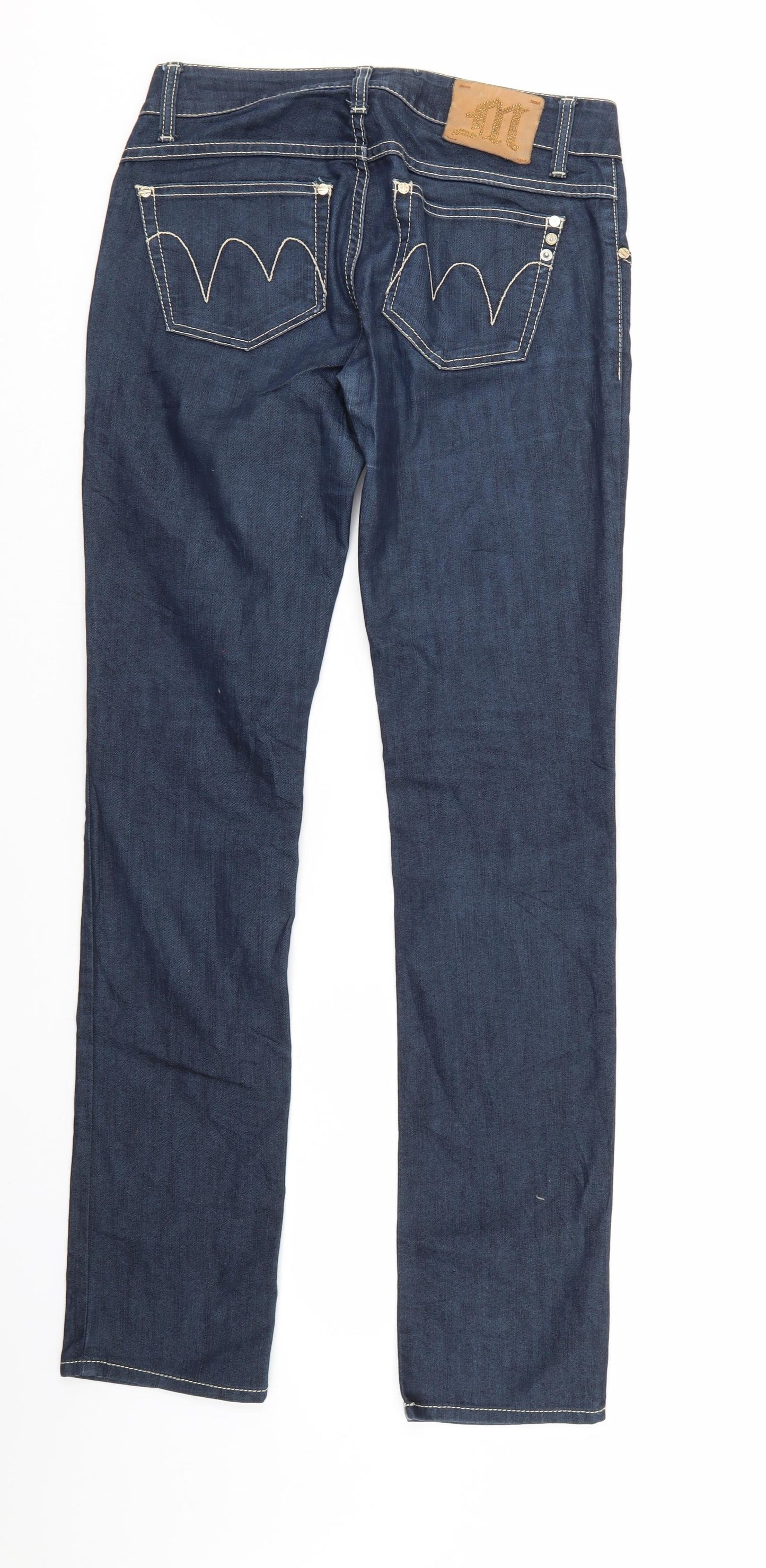 Made in Italy Mens Blue  Denim Straight Jeans Size 27 L32 in