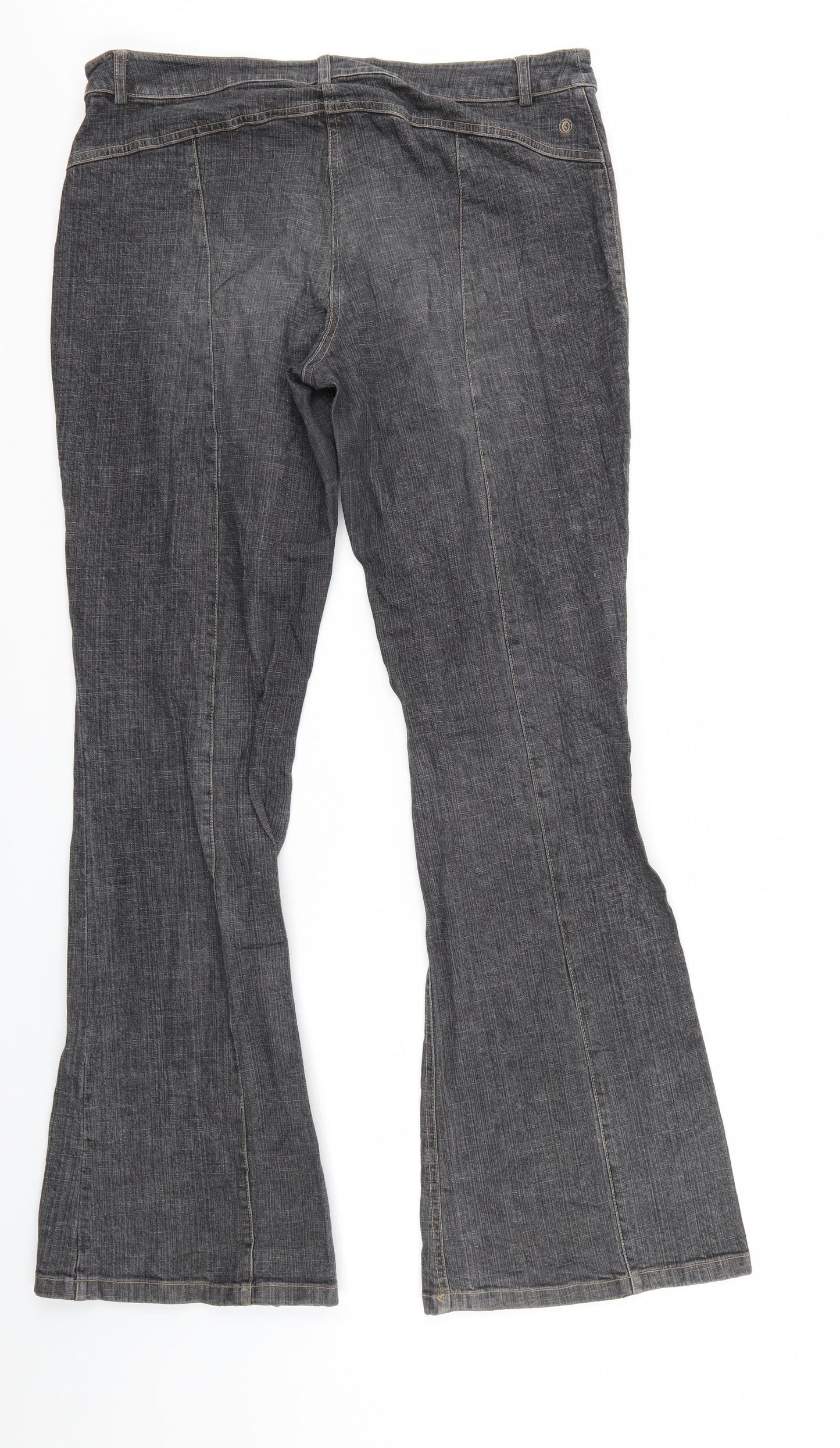 S. Oliver Womens Black  Denim Bootcut Jeans Size 14 L31 in