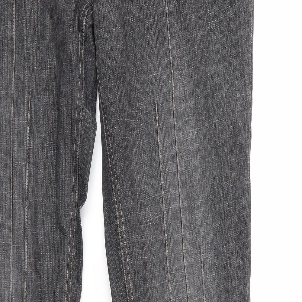 S. Oliver Womens Black  Denim Bootcut Jeans Size 14 L31 in