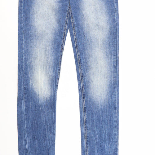 Terranova Womens Blue  Denim Straight Jeans Size M L31 in