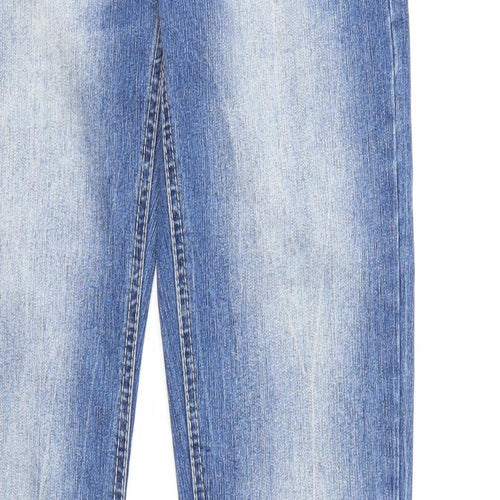 Terranova Womens Blue  Denim Straight Jeans Size M L31 in