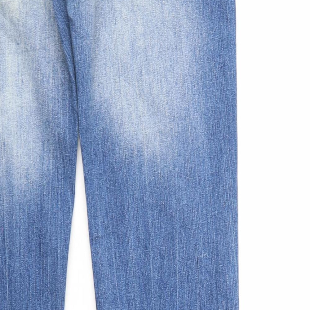 Terranova Womens Blue  Denim Straight Jeans Size M L31 in